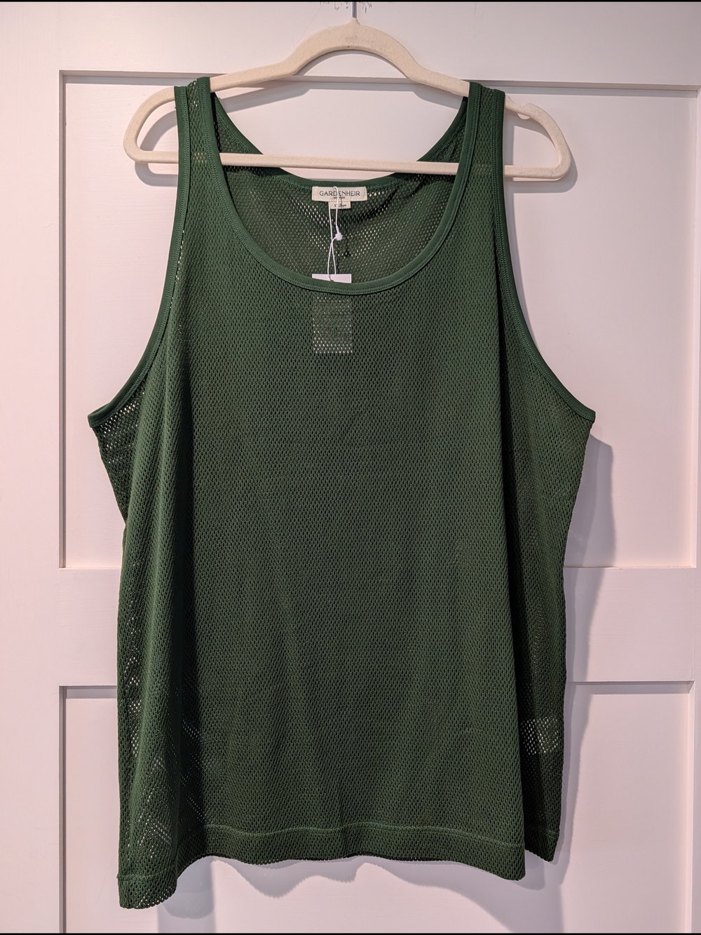 Gardenheir Green Mesh Tank Top Size XXL